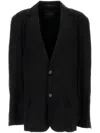 Balenciaga Single-breasted Blazer In Schwarz