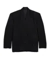 Balenciaga Single-breasted Jacket In Black