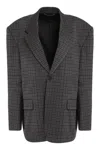 Balenciaga Tailored Single-breasted Houndstooth Blazer