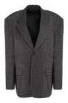 Balenciaga Tailored Single-breasted Houndstooth Blazer