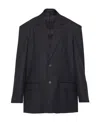 Balenciaga Standard Single-breasted Tailored Blazer In Black In Black