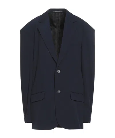 Balenciaga Single- Suit In Blue