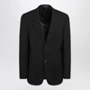 Balenciaga Long Sleeve Single Breasted Tailored Jacket In Black