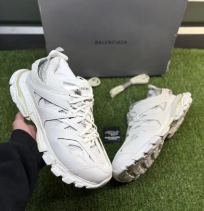 Pre-owned Balenciaga Size 43 (10 Us) -  Track Sneaker ‘ White ‘ | Brand