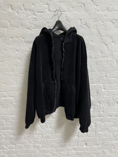 Pre-owned Balenciaga Size Xxl Inside Out Hoodie In Black