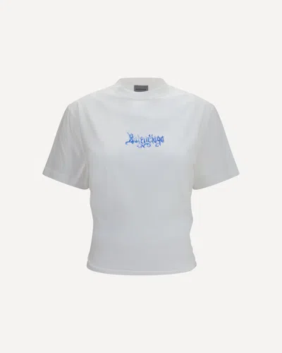 Balenciaga Sketchy T-shirt In White