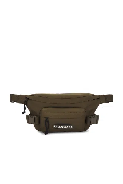 Balenciaga Ski Beltpack Bag In Khaki