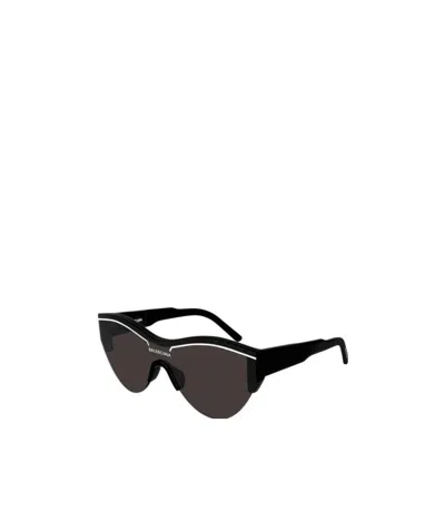 Balenciaga Ski Cat Sunglasses In Black