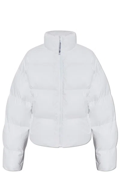 Balenciaga Ski Cropped Puffer Jacket In 白色