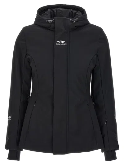 Balenciaga Ski Hourglass Parka In Black
