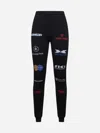 Balenciaga Women's Ski Leggings In Black In Black,multicolor