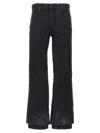 Balenciaga 'alpine' Denim Trousers With Front And Back Pockets In Black