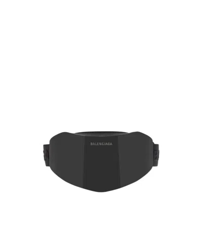 Balenciaga Ski Mask Goggles In Black