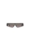 Balenciaga Ski Rectangular-frame Sunglasses In Black