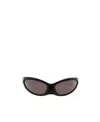 Balenciaga Skin Cat Tinted Sunglasses In Black