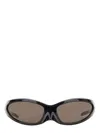 Balenciaga Skin Xxl Cat-eye Sunglasses In Black