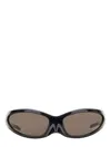 Balenciaga Skin Xxl Cat-eye Sunglasses In Black