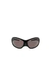 Balenciaga Skin Xxl Cat Sunglasses In Brown