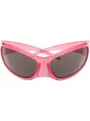 Balenciaga Skin Xxl Cat-eye-sonnenbrille In Pink