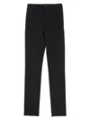 Balenciaga Slim Fit Denim Trousers Pockets Belt Loops In Black