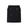 Balenciaga Skirts With Belt Loops And Front Pockets In Blue