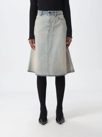 Balenciaga Skirt  Woman Colour Denim