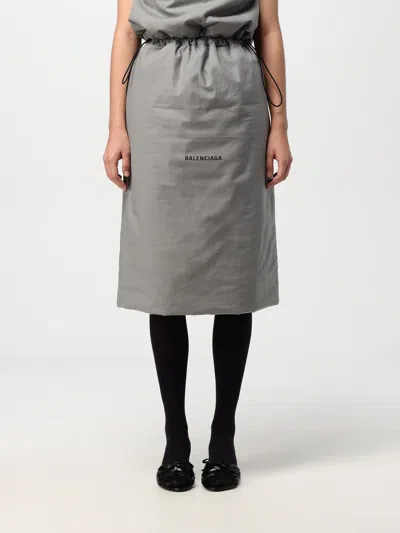 BALENCIAGA SKIRT BALENCIAGA WOMAN COLOR GREY,G20008020