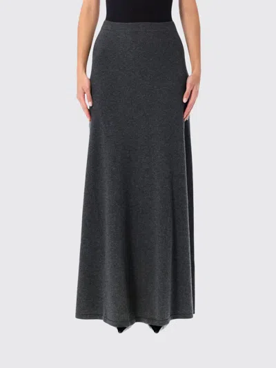 Balenciaga Wool Maxi Skirt In Multi