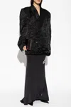 Balenciaga Oversize-blazer Steroid Aus Satin In Black