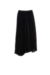 Balenciaga Gonna Fancy Pleated Skirt Da Donna In Nero