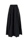 Balenciaga Elastic-waistband Pleated Skirt