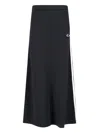 Balenciaga Maxi Logo Skirt In Black