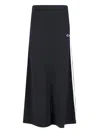 Balenciaga Maxi Logo Skirt In Black