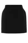Balenciaga Black Hourglass Mini Skirt In Black