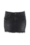 Balenciaga Mini Skirt City In Black