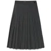 Balenciaga Pleated Skirts In Grey