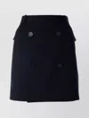 Balenciaga Skirts With Belt Loops And Front Pockets In Black