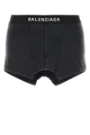 Balenciaga Black Cut Off Brief Skirt In Black