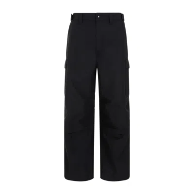 Balenciaga Sleek And Functional Men's Black Cargo Pants For Ss24