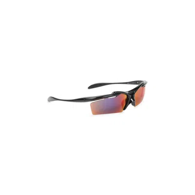 Balenciaga Sleek Black Acetate Sunglasses In Burgundy