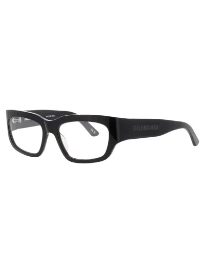Balenciaga Sleek Everyday Eyeglasses In Black