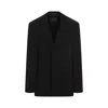 Balenciaga Tailored Jacket Buttoned Cuffs In Black