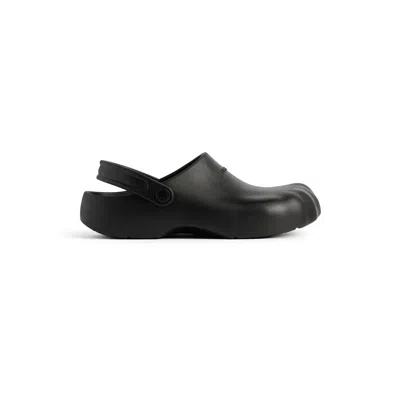 Balenciaga Sleek Sunday Slide Sandals - Women's In Black