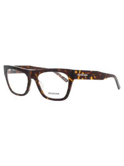 Balenciaga Sleek Unisex Eyeglasses In Brown