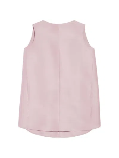 Balenciaga Sleeveless A-line Mini Dress In Pink
