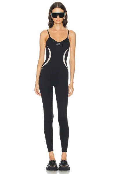 Balenciaga Sleeveless Bodysuit In Blue