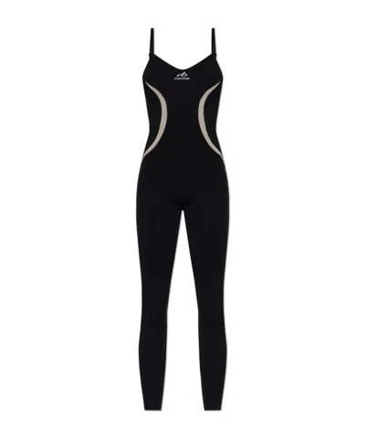 Balenciaga Sleeveless Bodysuit In Black