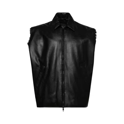 Pre-owned Balenciaga Sleeveless Bomber 'black' | Men's Size L