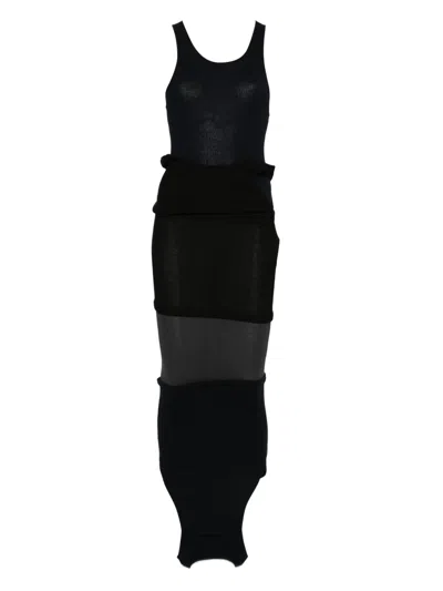 Balenciaga Sleeveless Maxi Dress In Black