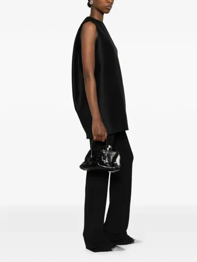 Balenciaga Sleeveless Mini Dress In Black